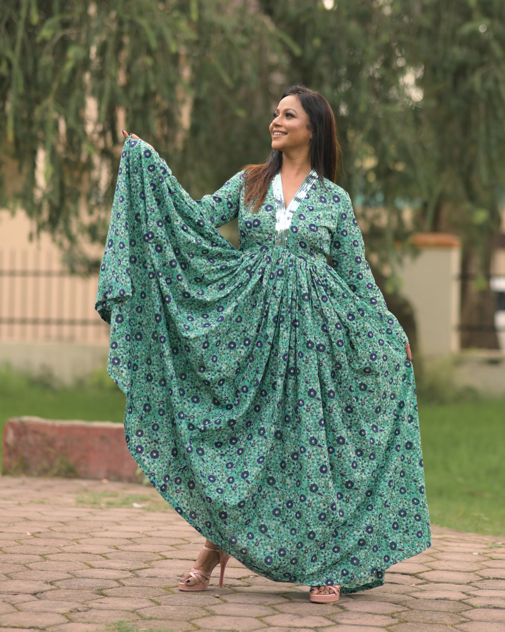 cotton maxi dresses for women DRESS – LabelYogita cotton maxi Size:GIRL-6-FAMILY SAME Bubble Mini Dress chiffon skirt